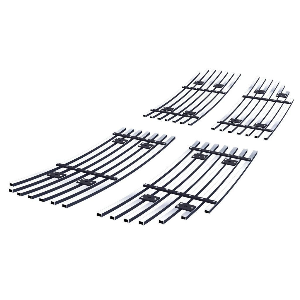 Upper Stainless Steel Chrome Billet Grille Insert for Dodge Nitro (2007-2011)