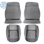 Set of 2 Gray Seat Covers for Jeep Wrangler (2007-2012)