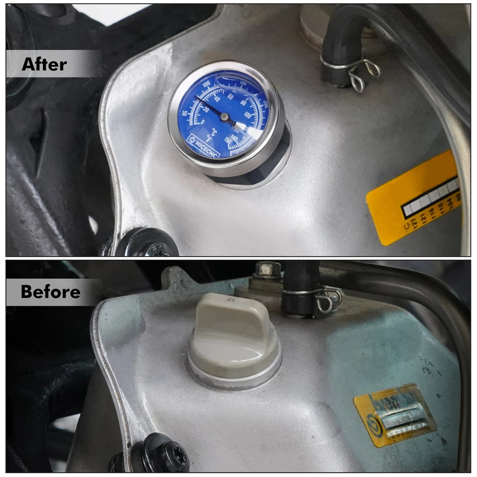 Oil Dipstick with Temperature Gauge for Yamaha Raptor 700R 660R (2006–2023)
