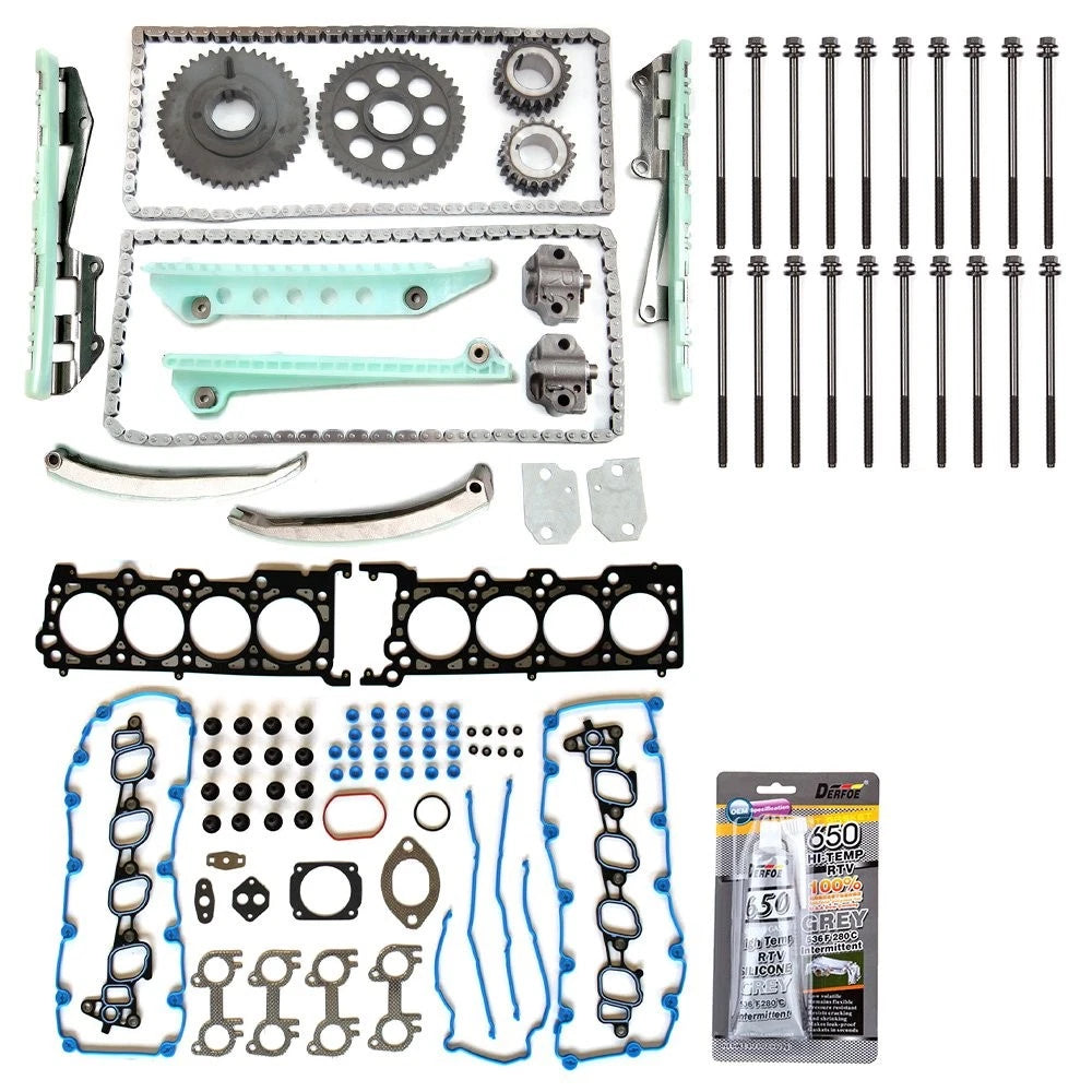 Timing Chain Bolts Kit & Head Gasket Set for Ford Mustang GT (1999–2000)