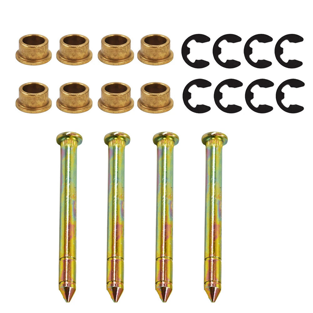 Set of 4 Door Hinge Pins Bushing Kit for Ford F-150 F-250 F-350 Bronco