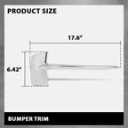 Set of 2 Front Bumper Trim Molding for BMW X5 (2014–2018)