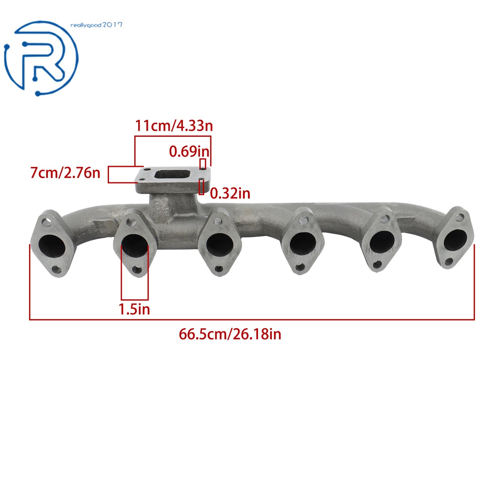 Exhaust Manifold for Dodge Ram 2500 3500 Cummins L6 5.9L (2003–2010) 674-910
