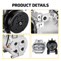 A/C Compressor with Clutch for Mitsubishi Lancer 2.0L (2002–2007) 78483