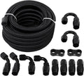 8AN Braided Nylon Fuel Line Kit for Oil Hose End Fittings (For 8AN)