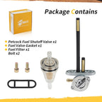Aluminum Fuel Valve Petcock for Polaris Magnum 425, Big Boss, Scrambler 500 (1995–2005)