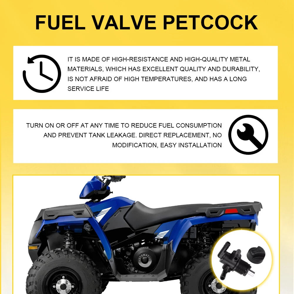 3-Way Fuel Shut Off Valve for Polaris Sportsman 500 (1997–2008)