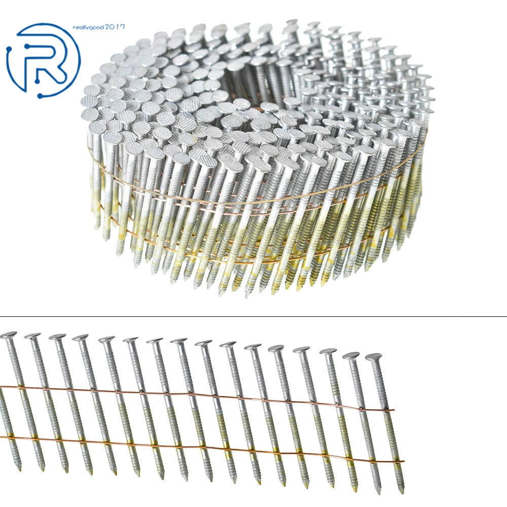 Siding Nails 1-1/4" .092" Full Round Head Ring Shank 3600 Count