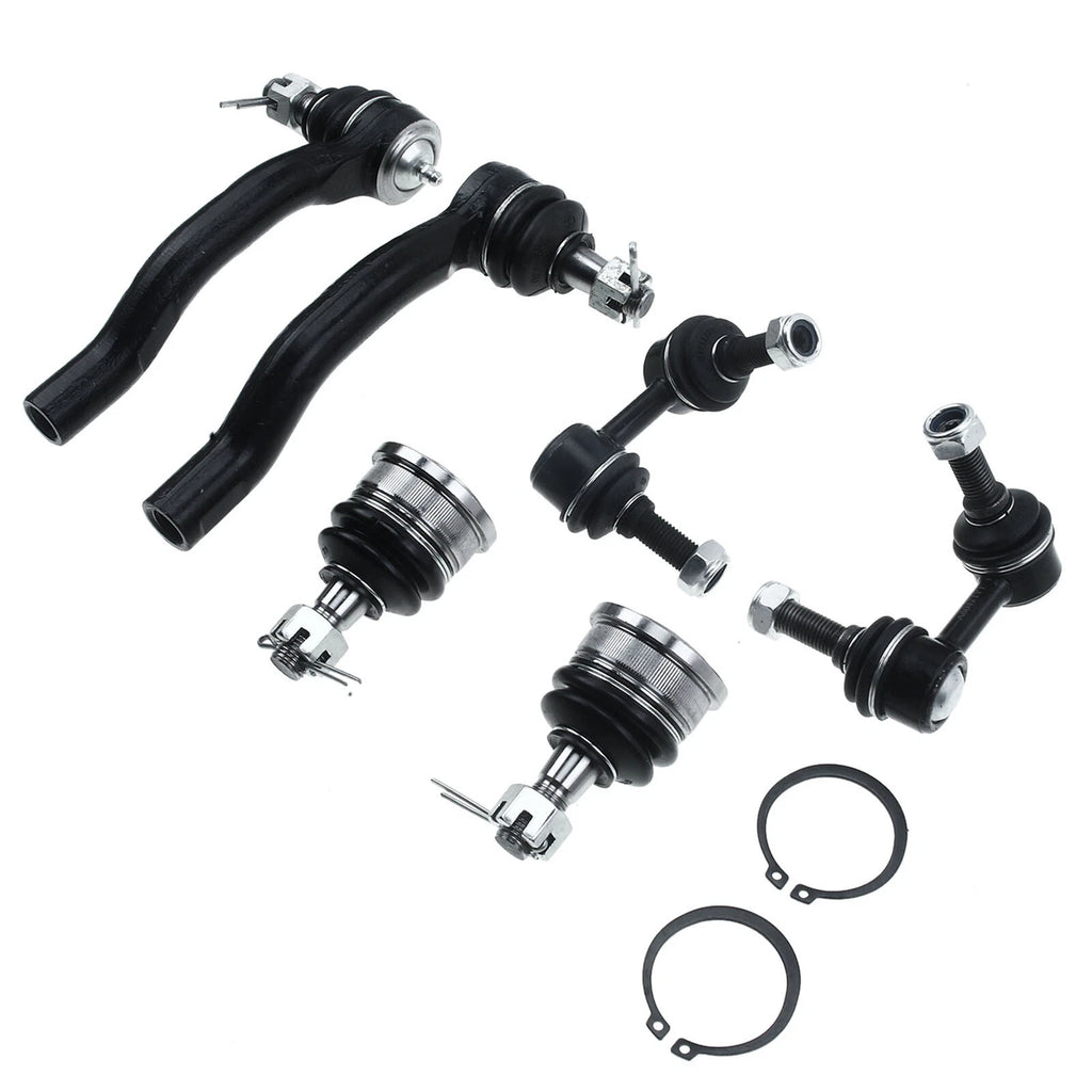 6X Front Ball Joints & Sway Bar Tie Rods for Nissan Frontier Pathfinder