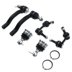 6X Front Ball Joints & Sway Bar Tie Rods for Nissan Frontier Pathfinder