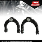 Set of 2 Front Upper Control Arms for Dodge Durango Jeep Grand Cherokee (2011-2015)