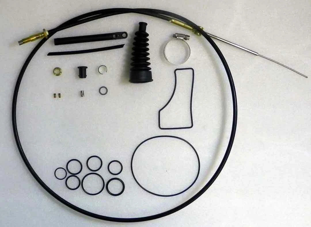 Shift Cable Kit with Ends, Bellows & O-Rings for Mercruiser Bravo (902-210)