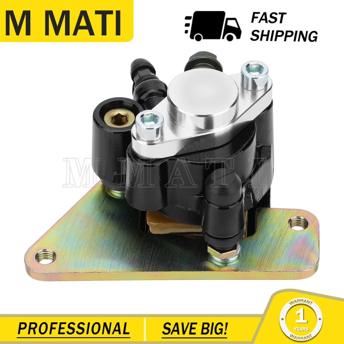 Rear Brake Caliper with Pads for Kawasaki KFX400 KSF400 (2003–2006)