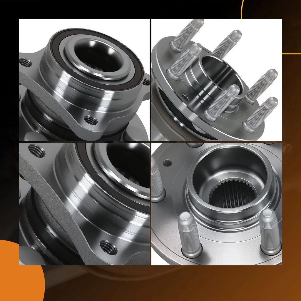 Pair Wheel Hub Assembly for Chevrolet Colorado 4WD (2015–2021)