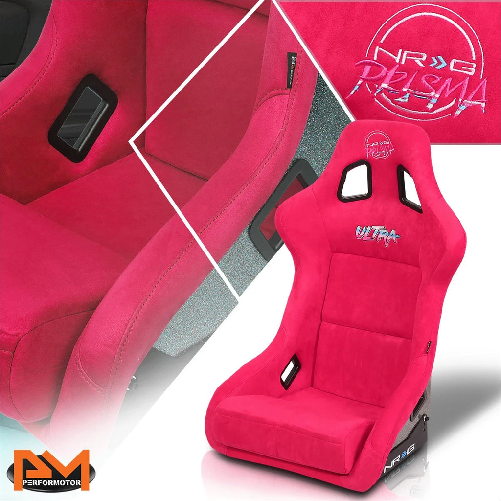NRG Innovations FRP-302RD-ULTRA Bucket Racing Seat for Universal Fit (Large)