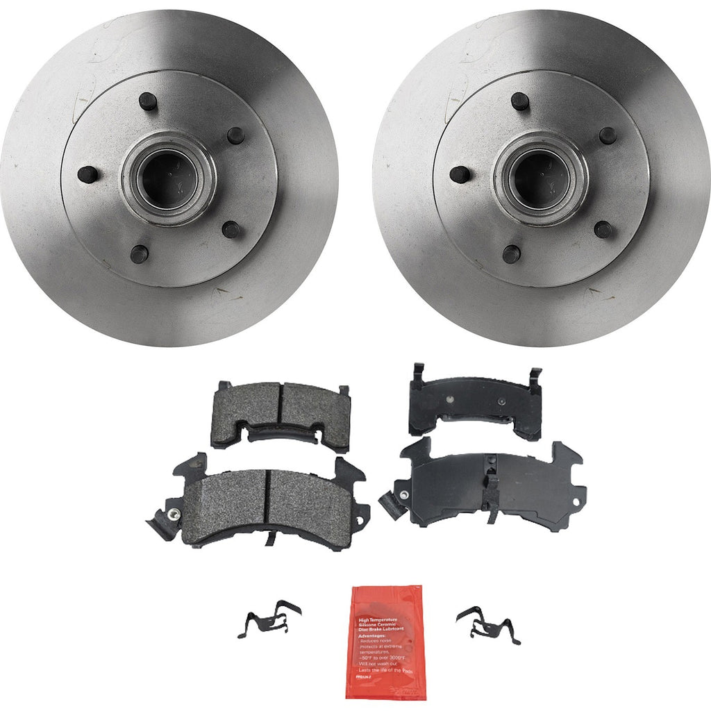 Disc Brake Rotor and Pad Kit for Chevrolet S10 (1982–1995)