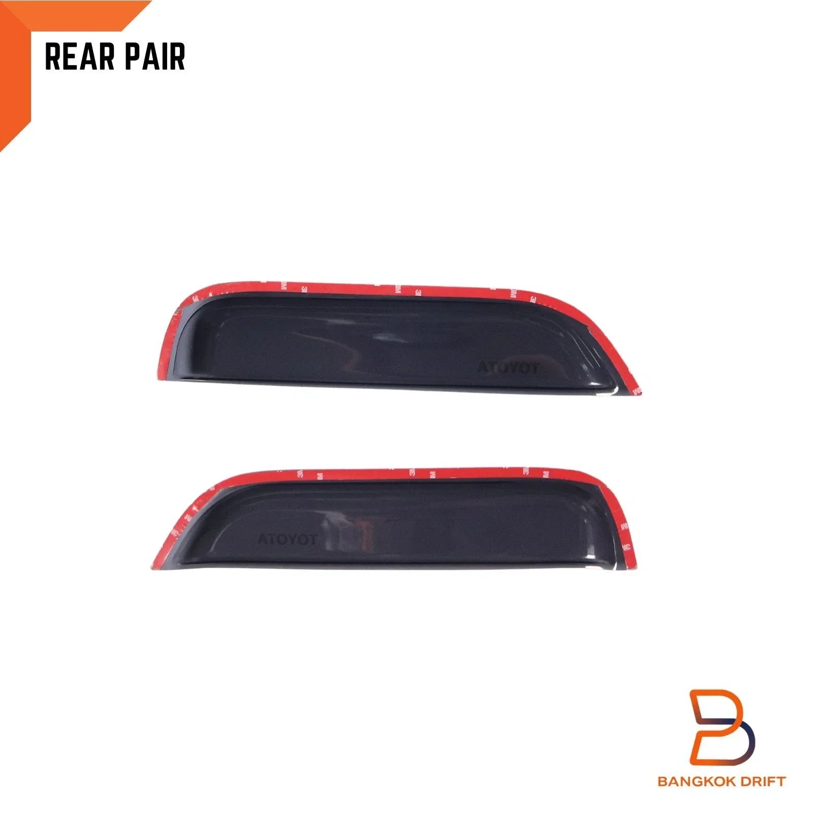 Weathershields Window Visors for Toyota Hilux Dual Cab Ute (1997-2005)
