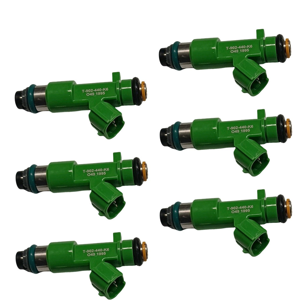 Set of 6 Fuel Injectors for Infiniti FX35 M35h Nissan 350Z Murano Altima V6 (2008–2012)