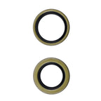 Set of 4 1 Inch Galvanized Bearings for Trailer (2000lbs)