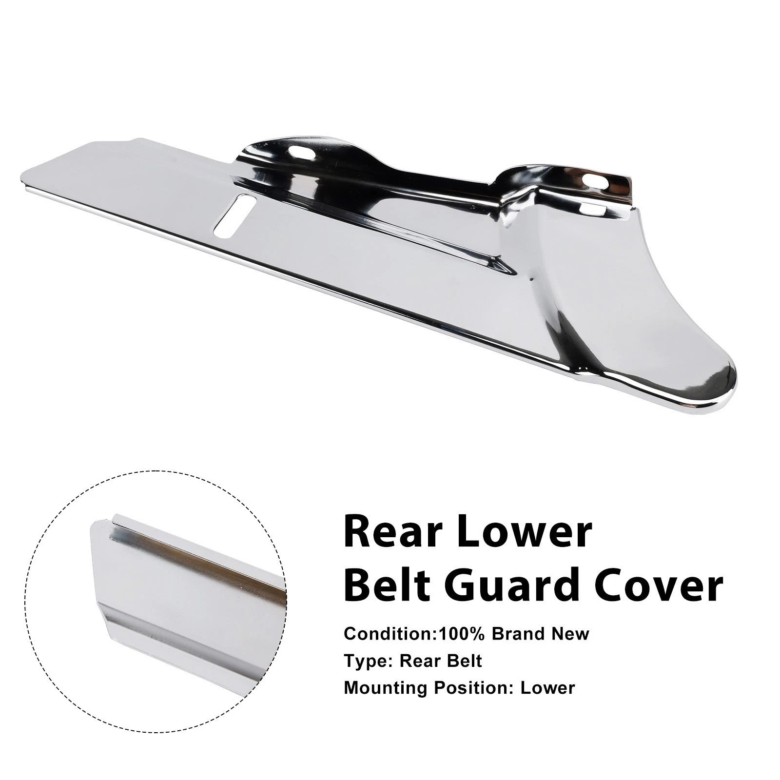 Rear Lower Belt Guard Cover for Harley Touring FLHX, FLHR (2006–2023)