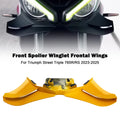 Front Spoiler Winglet for Street Triple 765R/RS (2023–2025) Yellow