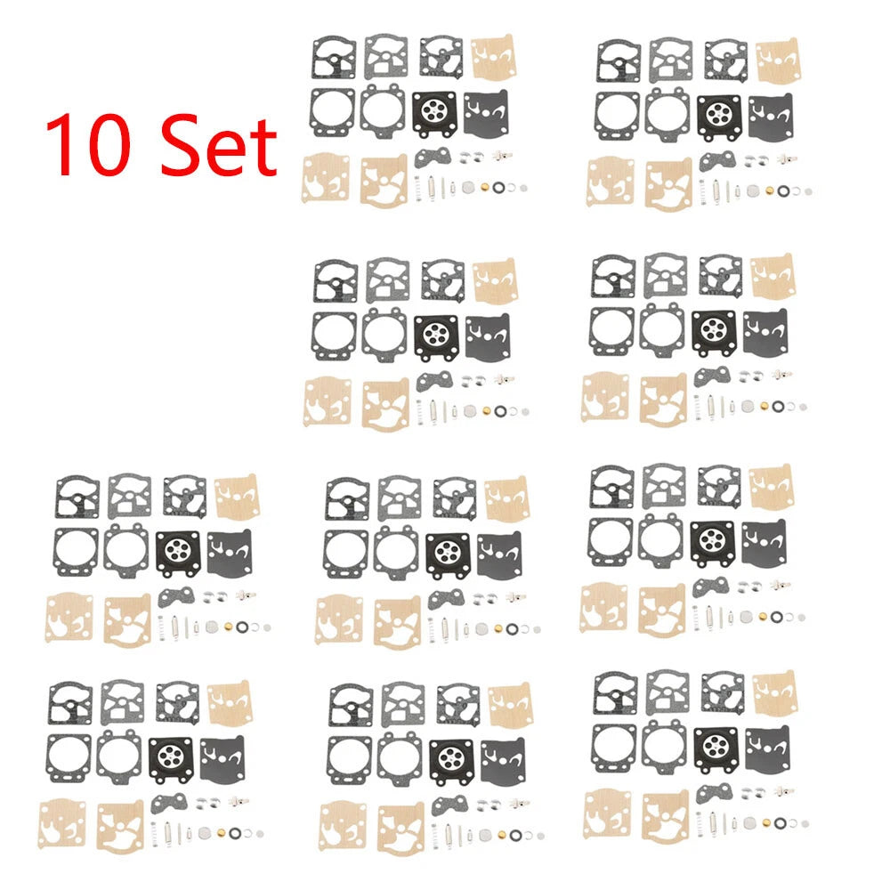 Set of 10 Carburetor Gasket Repair Kit for Stihl 021 023 025 026 (Walbro K20-WAT)