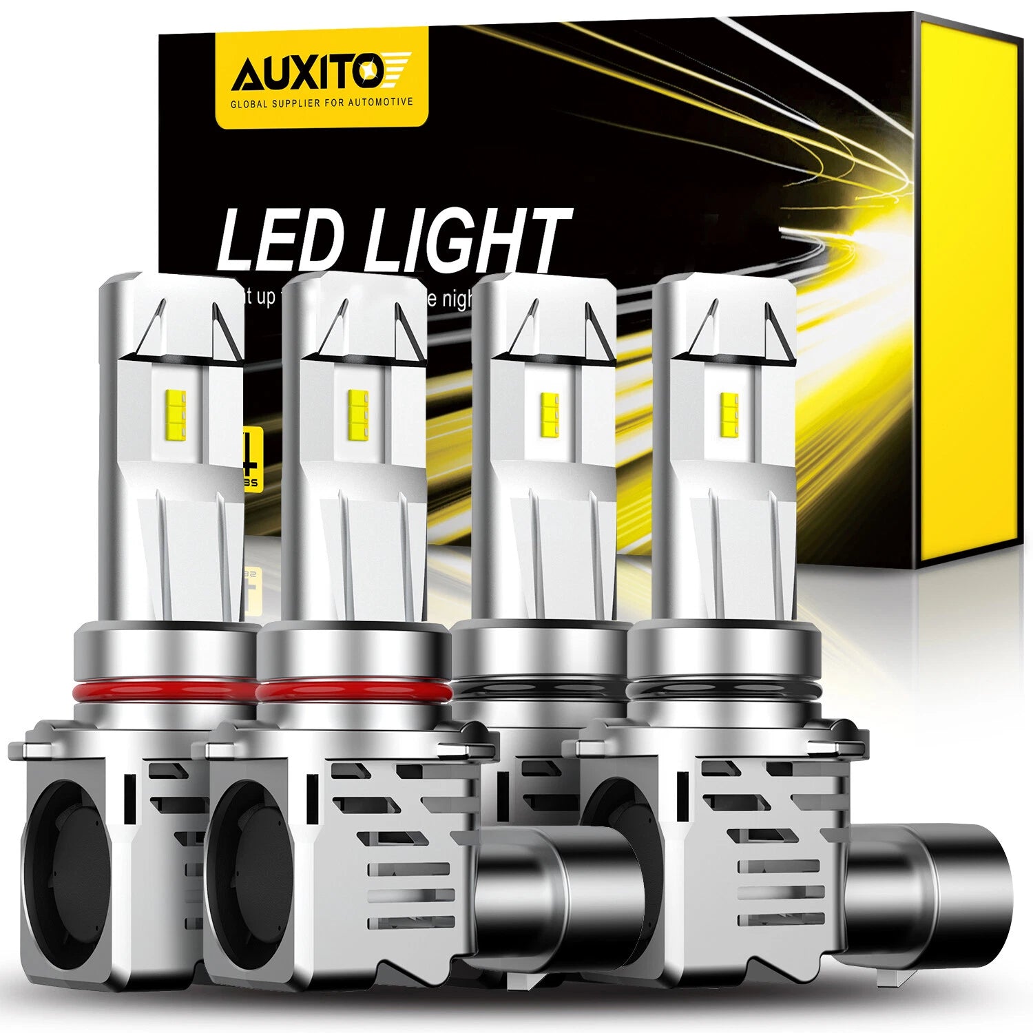 2X LED Headlight Bulbs for AUXITO 9006 9005 (2015–2023)