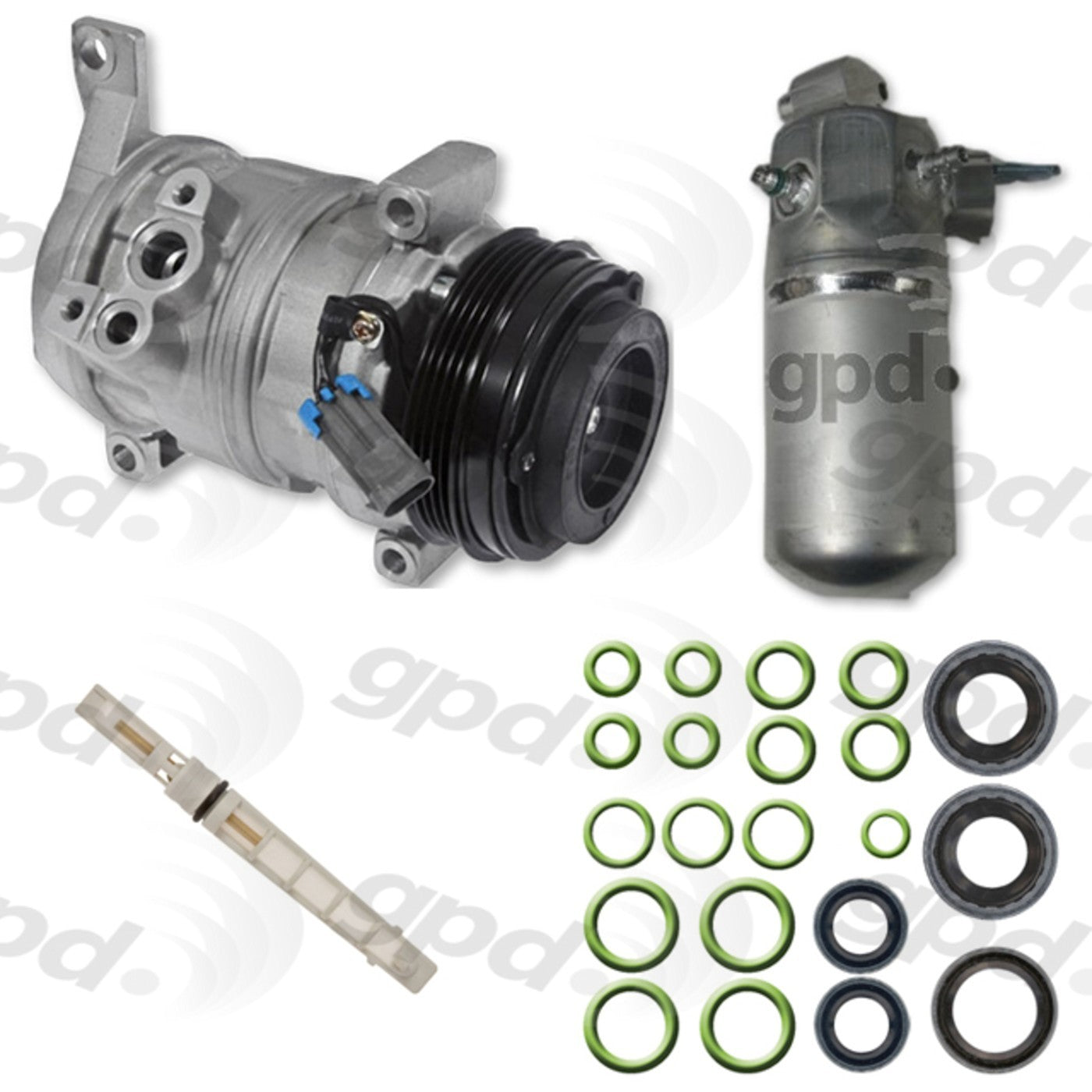 A/C Compressor for Chevy Express Van, GMC 2500 (With Clutch)