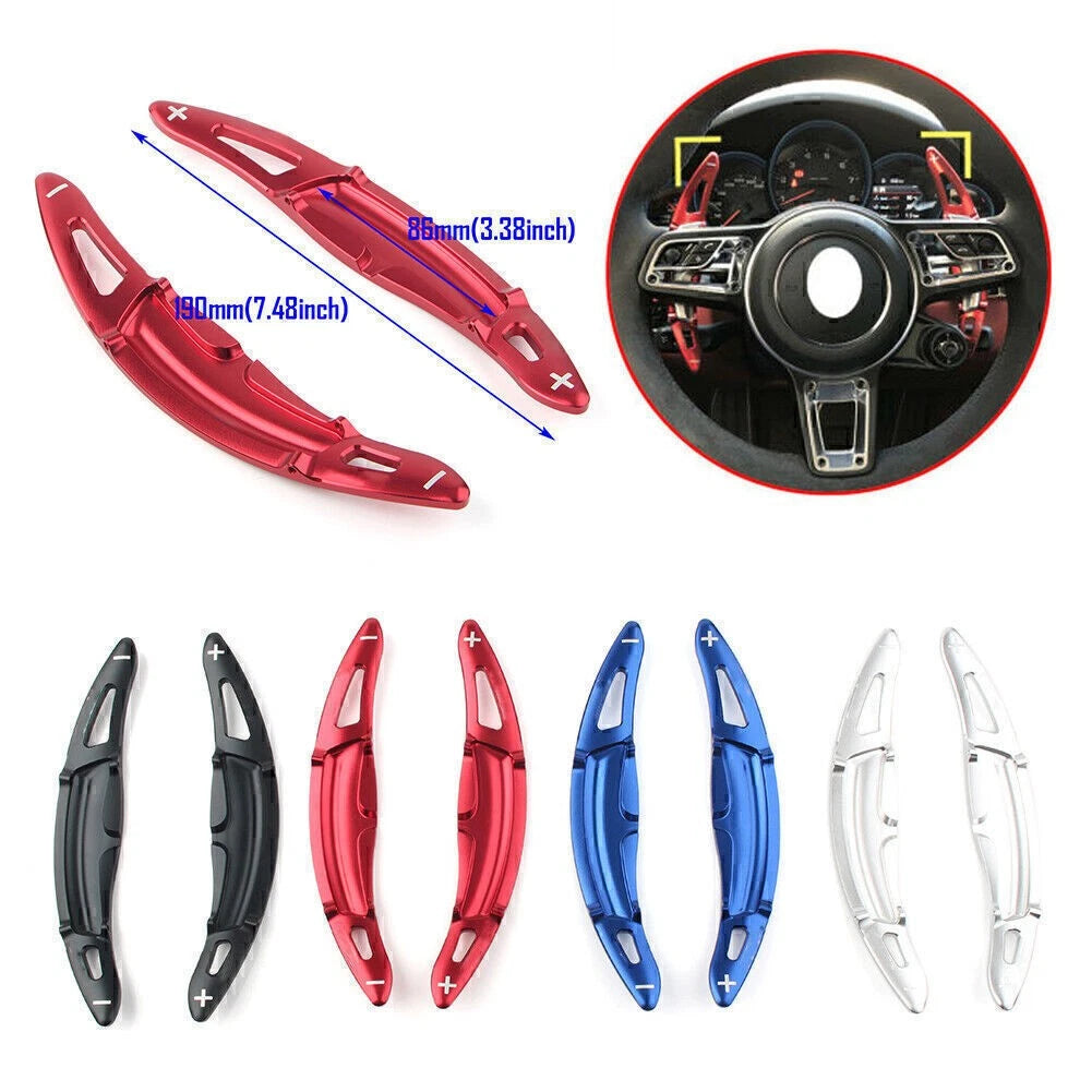 Steering Wheel Shift Paddle Shifter Cover for Porsche 911 Cayenne (2005–2023)