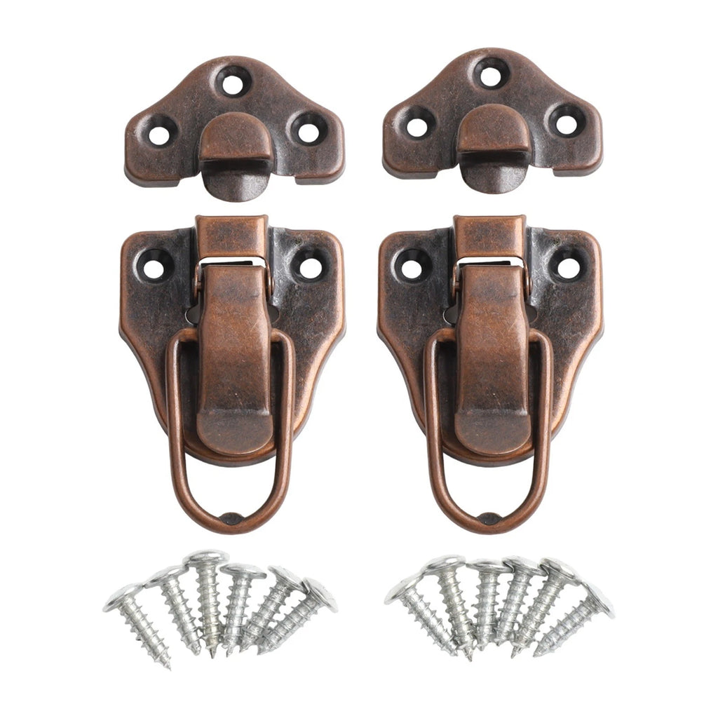 Iron Case Latch with Antique Duckbill Design for Cabinets and Toolboxes