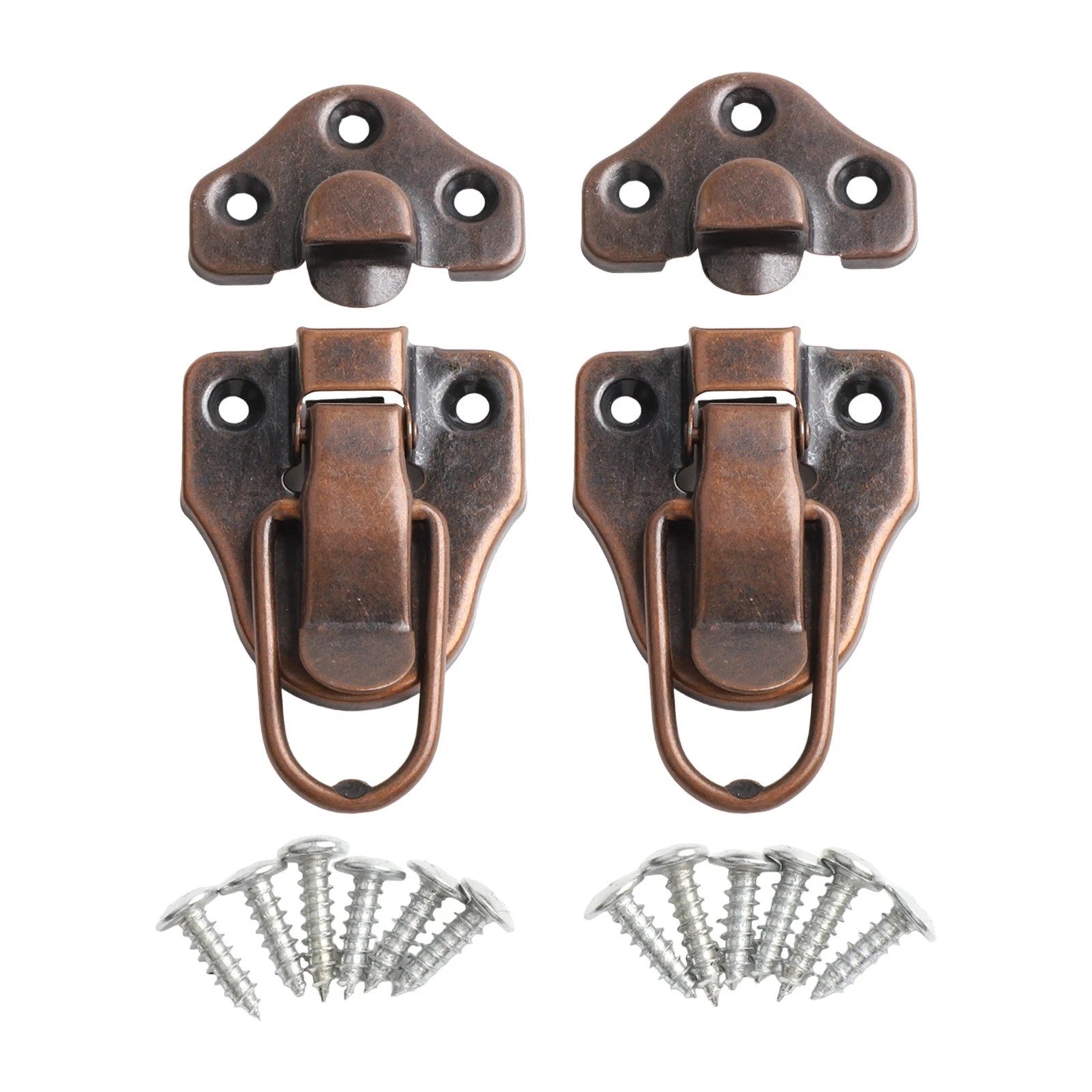 Iron Case Latch with Antique Duckbill Design for Cabinets and Toolboxes