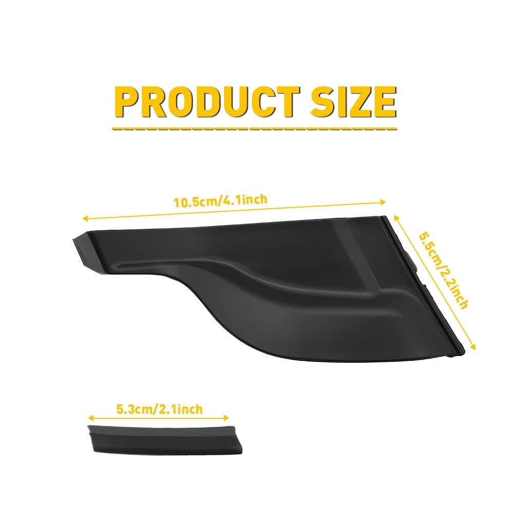 Front Windshield Wiper Side Cowl Extension Cover Trim for Toyota Prius (2010–2015)