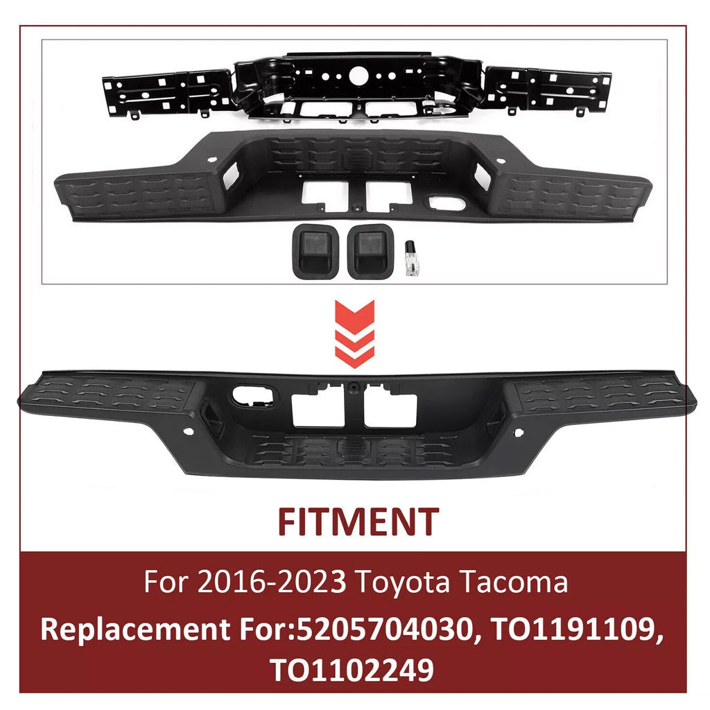 Bumper Face Bar Step Pad Molding Trim for Tacoma 2WD/4WD (2016–2023)