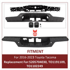 Bumper Face Bar Step Pad Molding Trim for Tacoma 2WD/4WD (2016–2023)