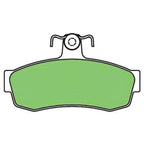 Front Disc Brake Pad Set for Toyota Corona RT104 RT118 (1973–1979)