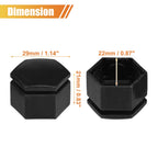20 Pcs Wheel Lug Nut Cover for Land Rover Range Rover Sport (2006–2013) Black