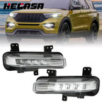 2X LED Fog Lights for Ford Explorer (2020–2024) Bumper Replacement RH+LH