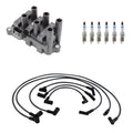 Set of 6 Denso Ignition Coil Wires & Bosch Iridium Spark Plugs for Ford Mustang