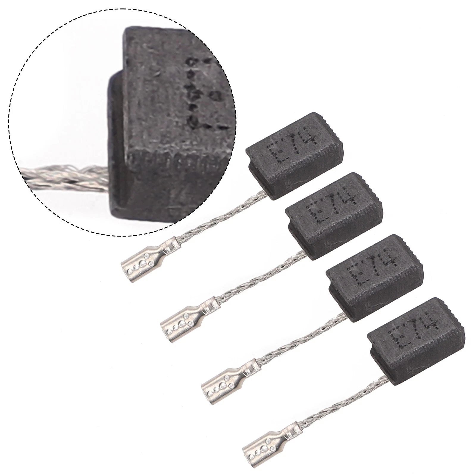Set of 4 Carbon Brushes for GWS 7100, GWS 7115, GWS 7125 (5x8x13mm)
