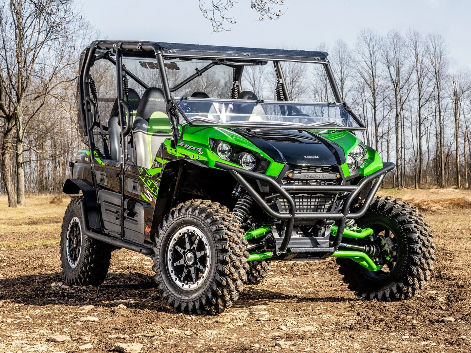 Flip Down Windshield for Kawasaki Teryx S (2021–2023)