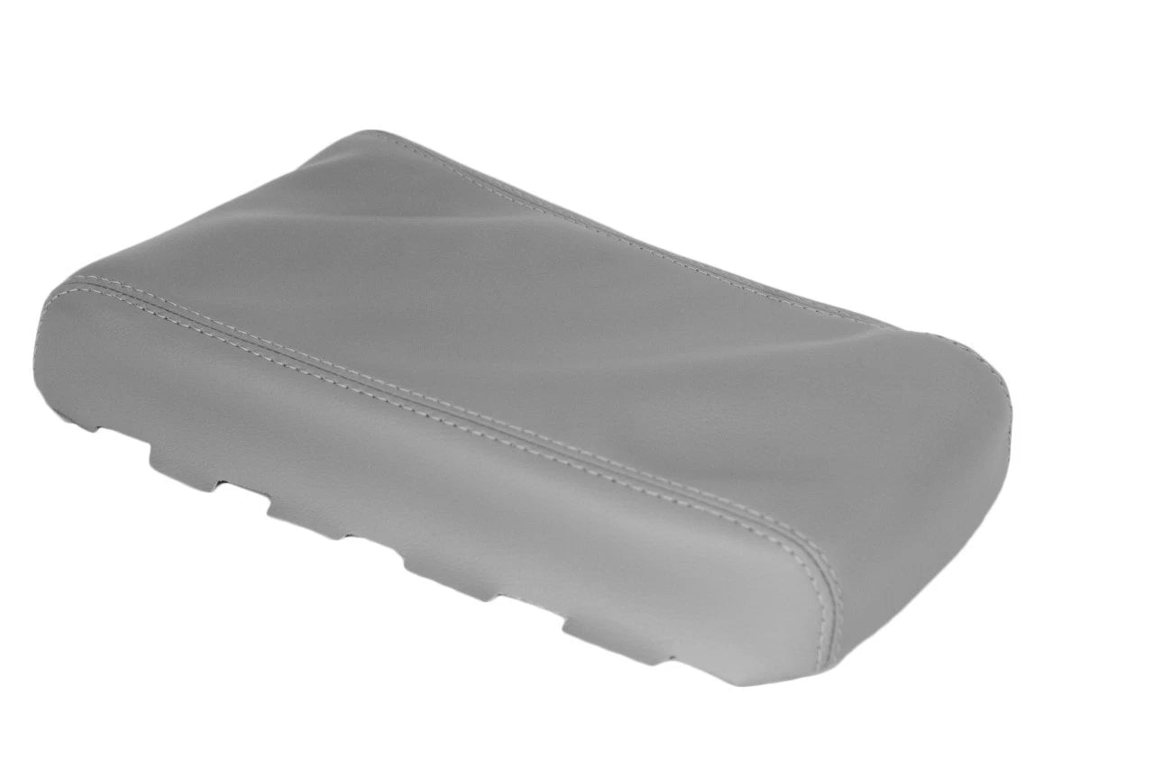 Center Console Armrest Cover for Jeep Liberty (2008–2013) Gray Leather