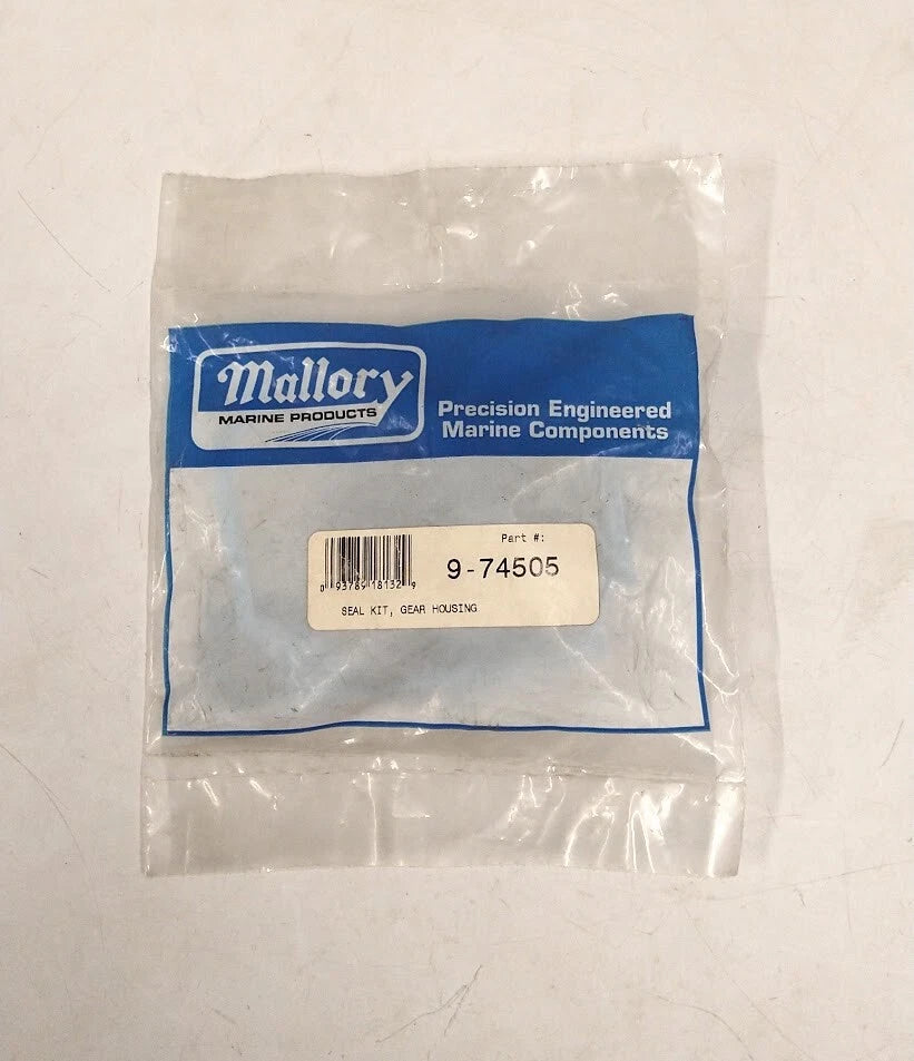 Seal Kit Gear Housing for Mallory Marine (9-74505)