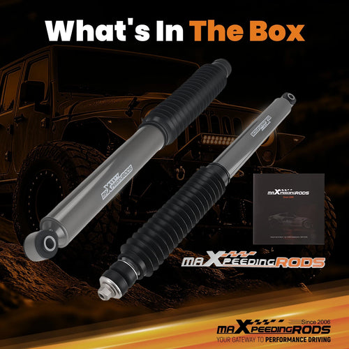 0-4" Lift G1 Rear Shock Absorbers for Ram 2500 2WD/4WD (2014–2025) w/Dust Cover
