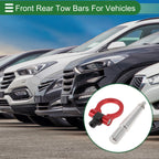 Tow Hook for Mitsubishi Lancer EX (2007–2012) 23.6mm Aluminum Alloy Red