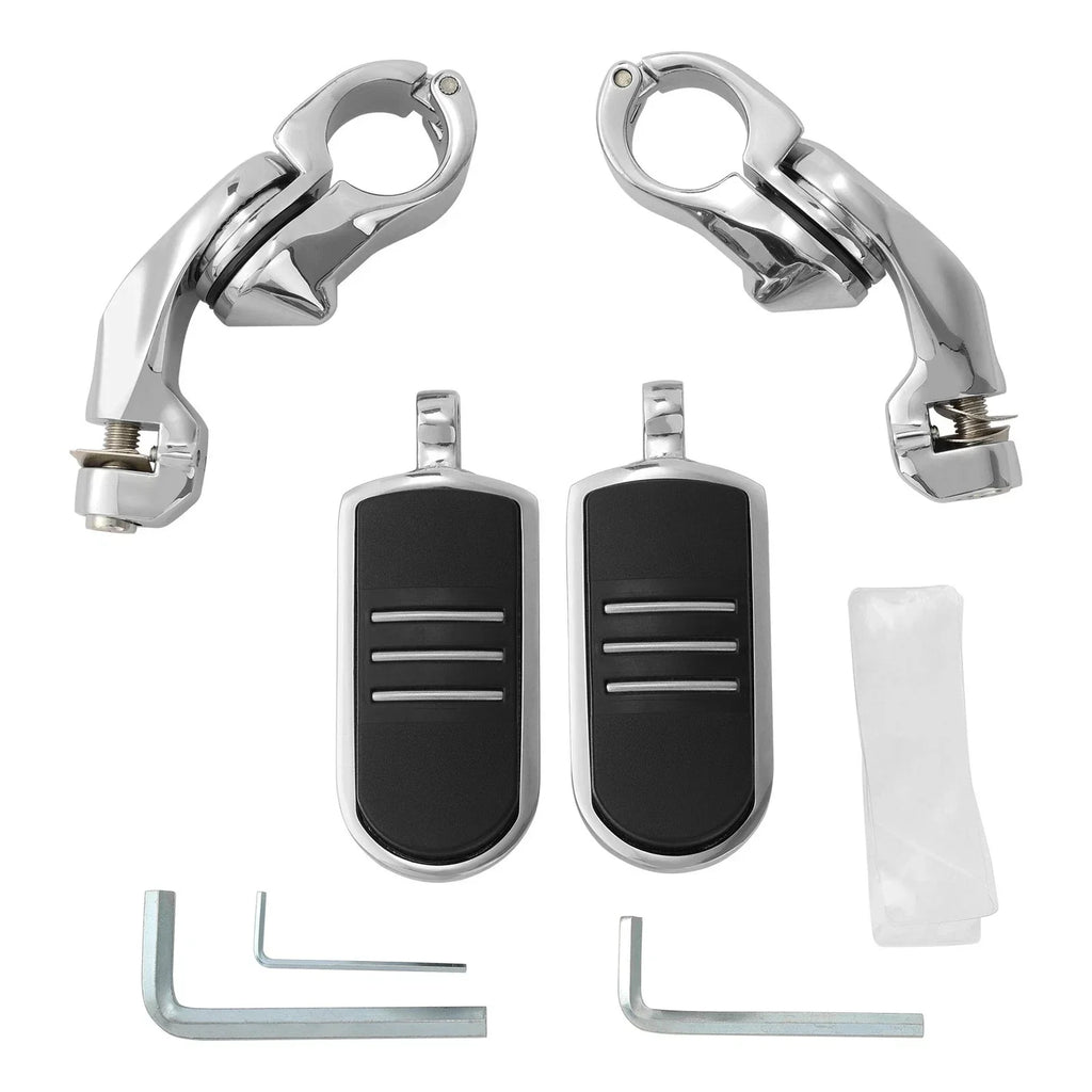 1.25" Highway Foot Pegs for Harley Touring Road King Street Glide (2009-2023)