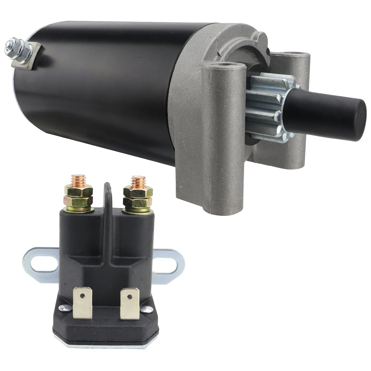 Starter Motor & Solenoid Relay for Kohler Courage Engine (32-098-01)