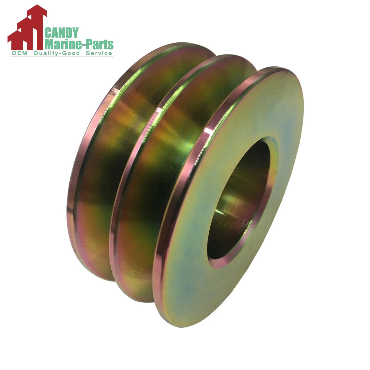 Double Alternator Pulley for Volvo Penta AD31 AD41 AQAD30 AQAD40 AQAD41 AQD40