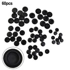 60 Piece Auto Body Plastic Hole Kit for Flush Mount Applications