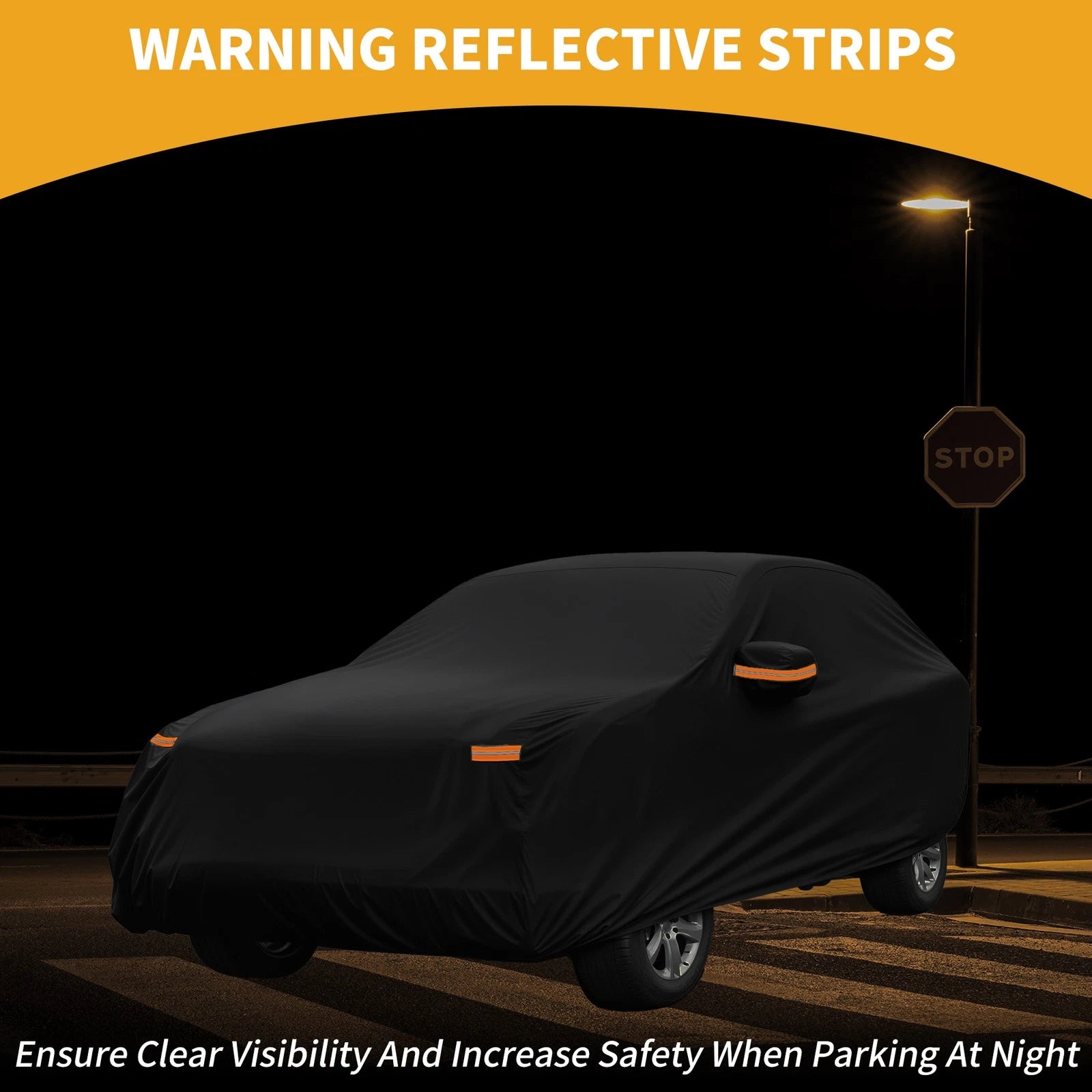 Waterproof Car Cover for Kia Sportage (2010–2024) 210D-PU Black