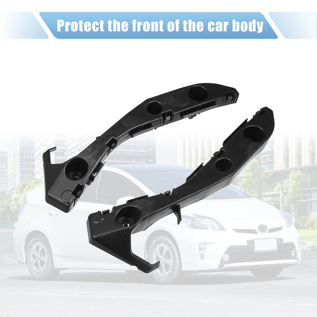 Set of 2 Front Bumper Mounting Support Brackets 52115-47010 for Toyota Prius (2010–2015)